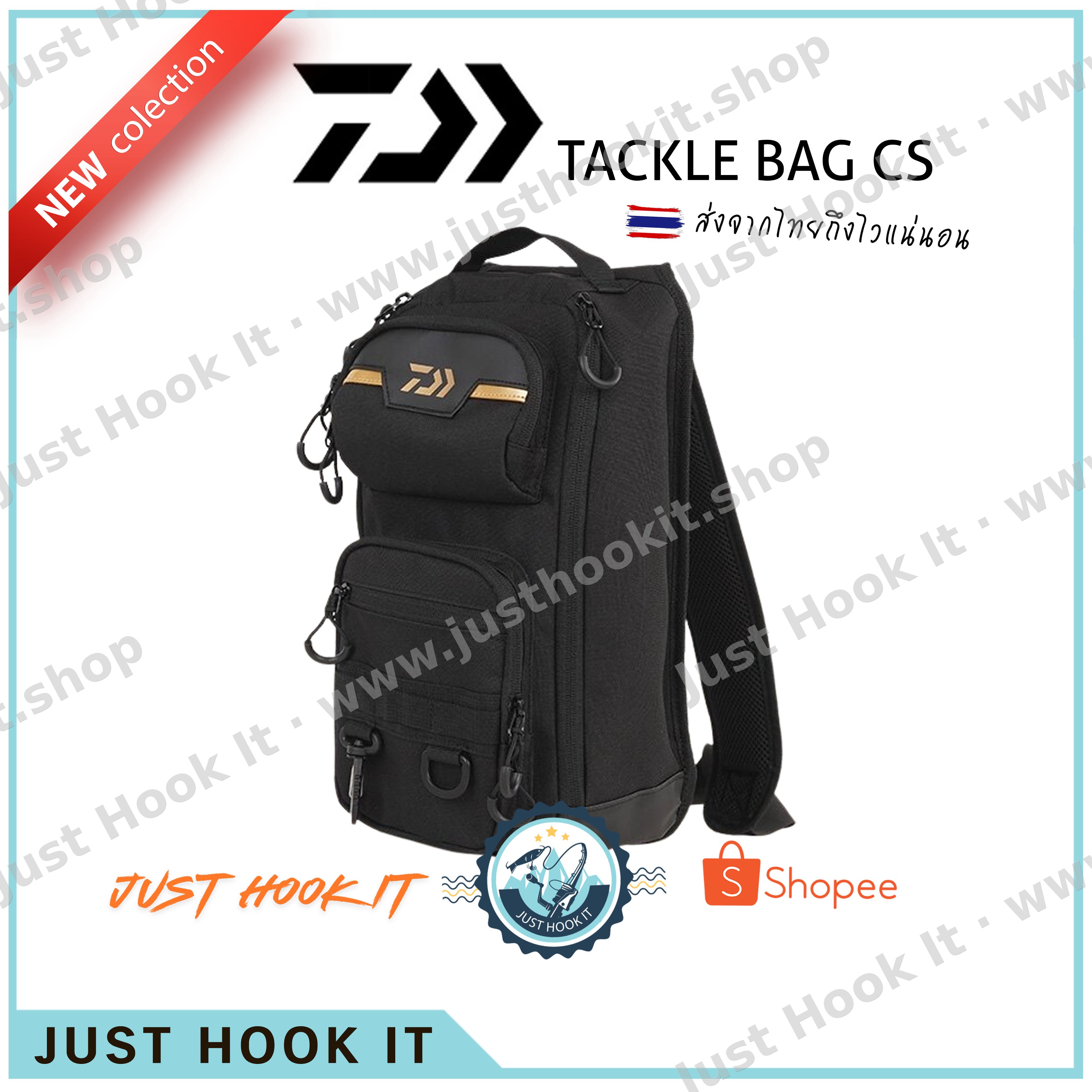 DAIWA BAG CS(B) LURE ONE SHOULDER BK*GD