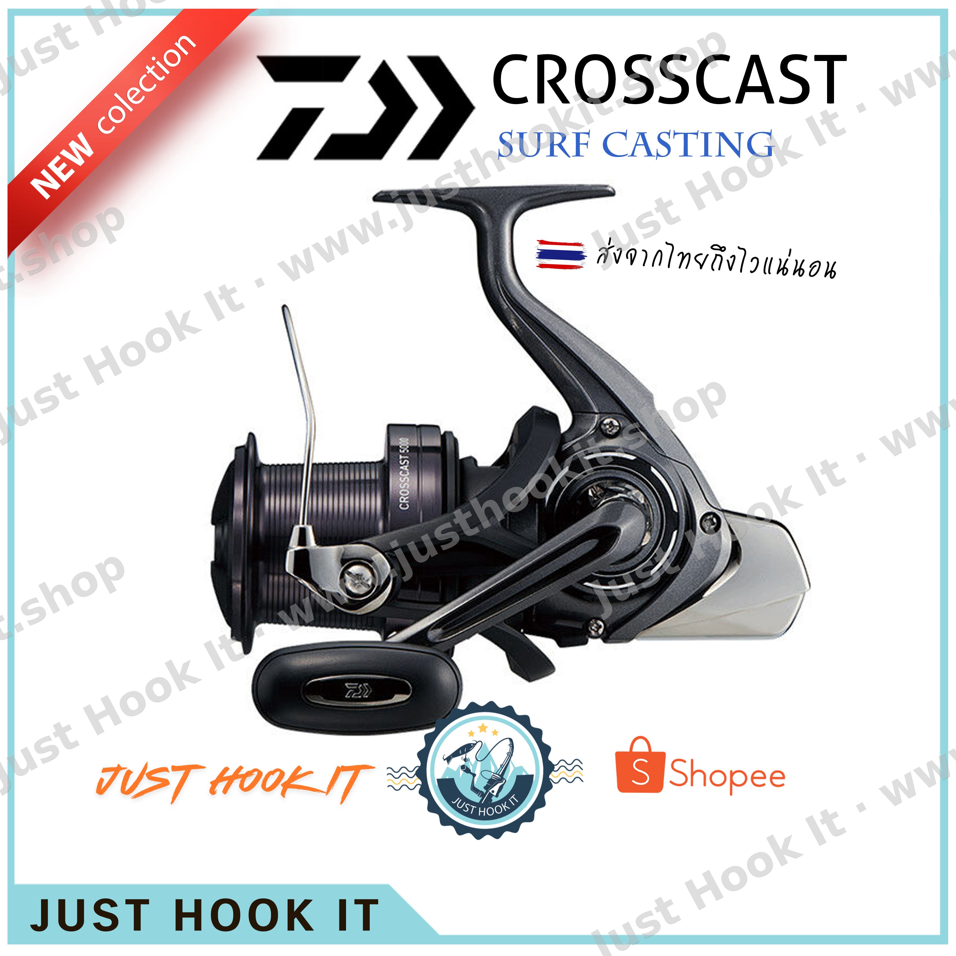 DAIWA CROSSCAST — รอกสปินนิ่งสายตีไกล สำหรับงานชายฝั่งและหน้าดิน
