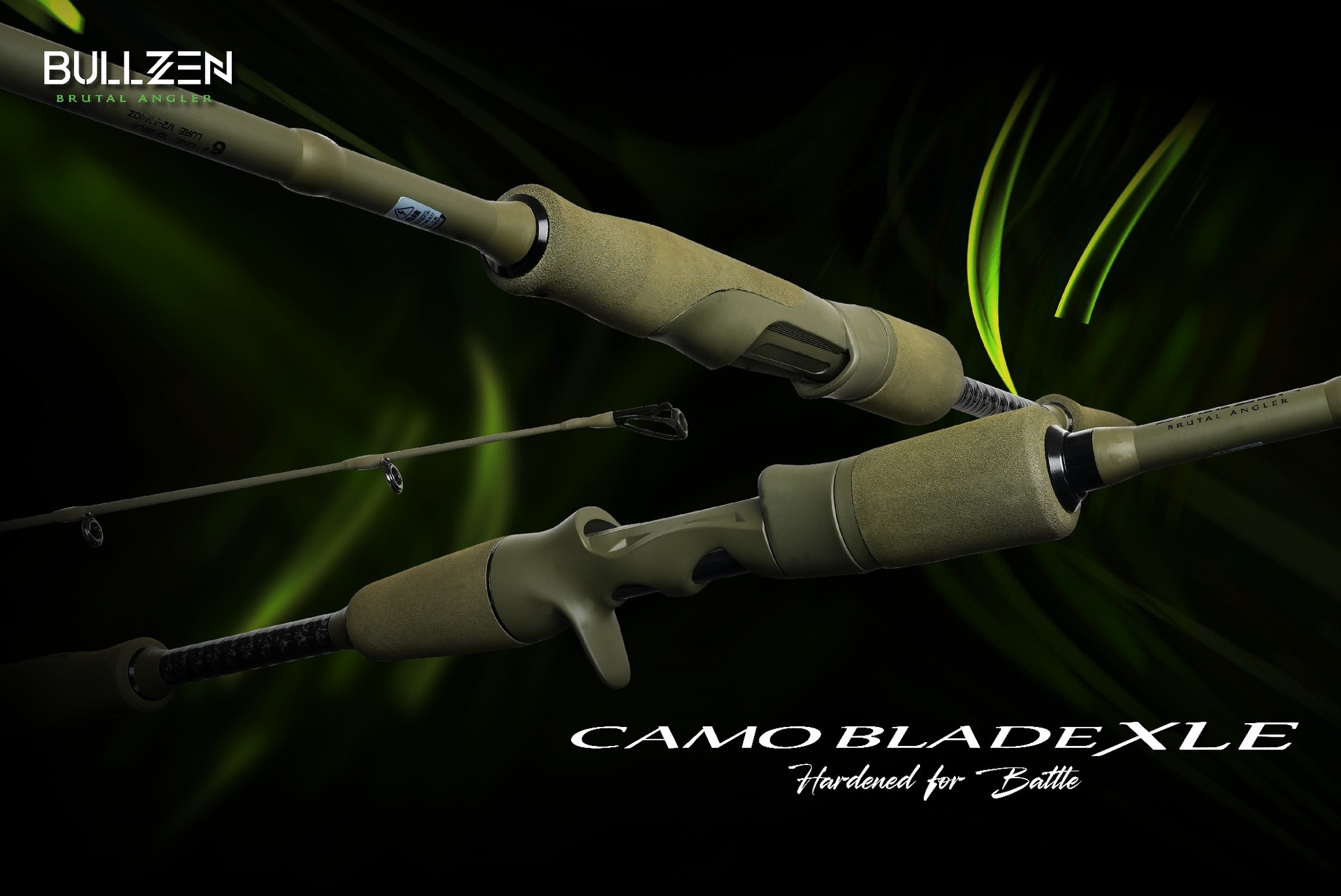 คันเบ็ด BULLZEN CAMO BLADE XLE Baitcast / Spinning