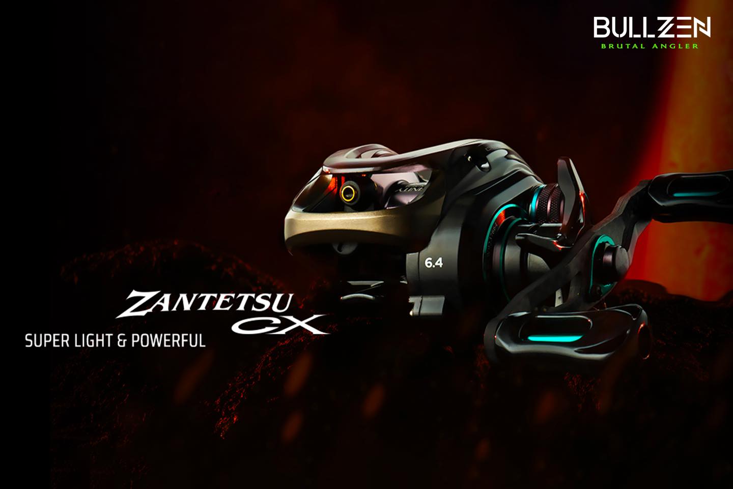 Bullzen Zantetsu CX รอกหยดน้ำจาก Bullzen ลูกปืน 8ตลับ น้ำหนักเบา