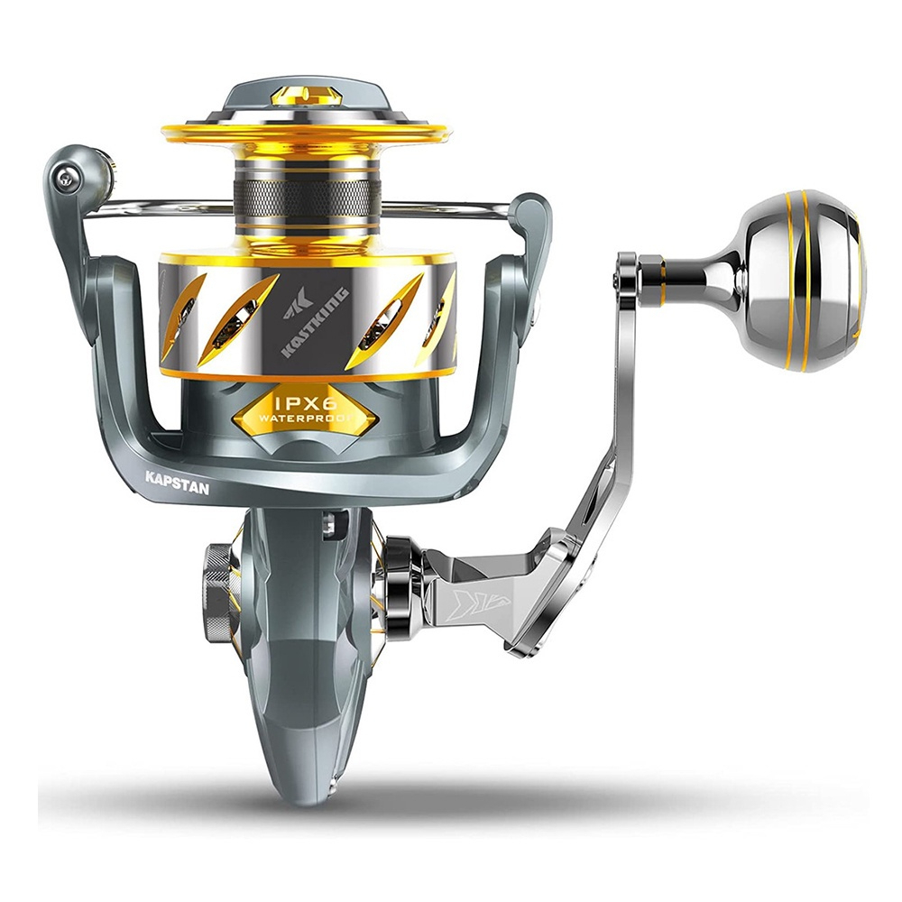Kastking Kapstan Elite น้ำเค็ม กับพลังเบรค 55 ปอนด์  บอดี้อลูมิเนียม CNC ลูกปืน 6+1+1